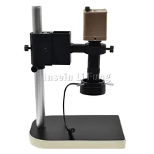 HD 1080 P HDMI VGA USB промышленный цифровой видео микроскоп камера+ 10X-200X увеличение C-mount объектив+ светодиодный источник света+ держатель