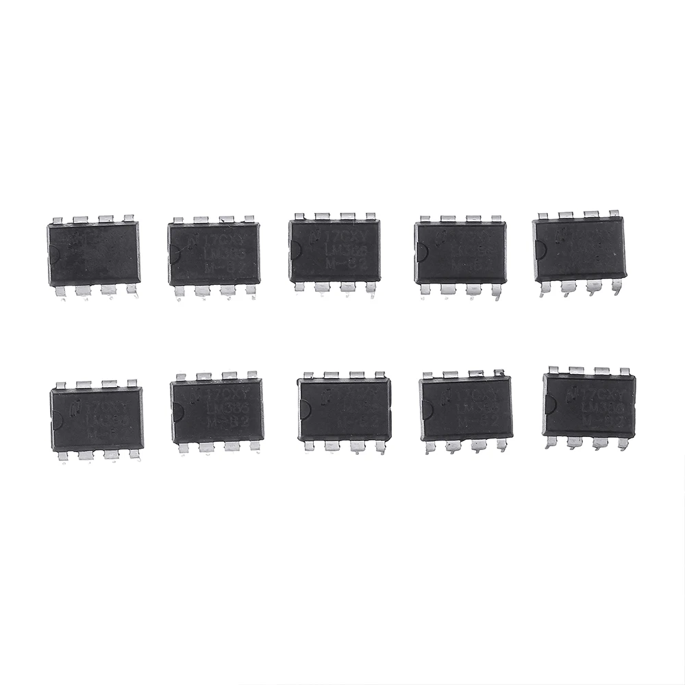 CLAITE 10 шт. микросхема усилителя звука чип LM386N DIP8 LM386 DIP 1 IC|Операционные усилители| |