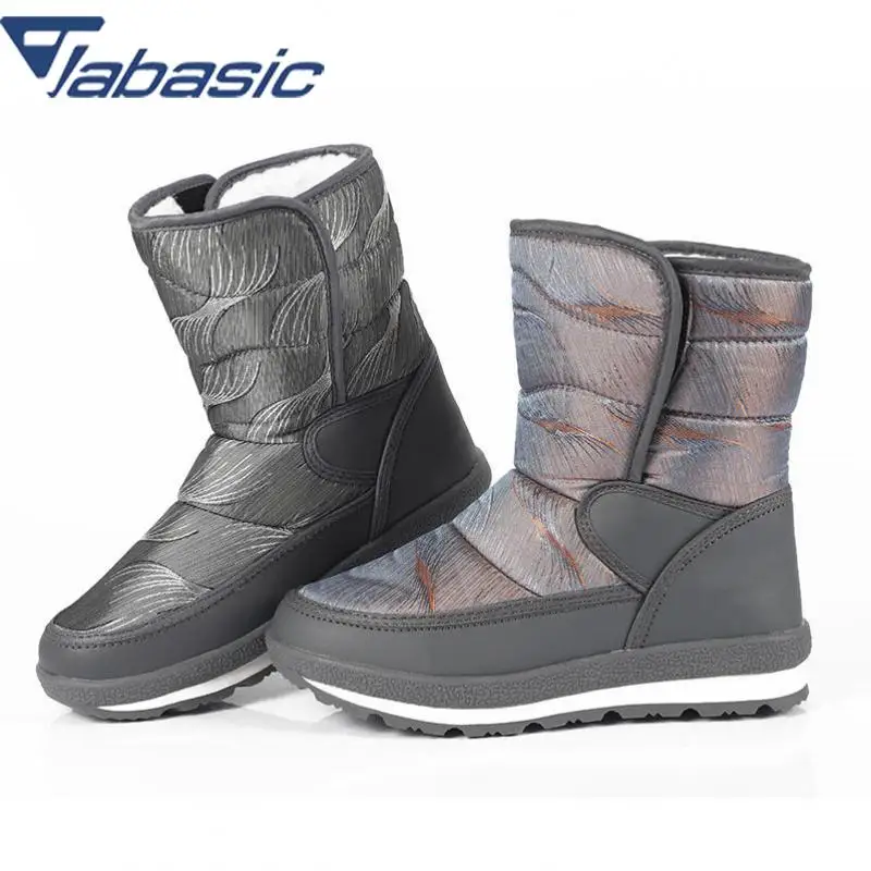 

JABASIC Snow Boots Children Winter Shoes Boys Warm Children Winter Boots Big Kids Warm Snow Boots Boys Shoes Size 28-35 Botas