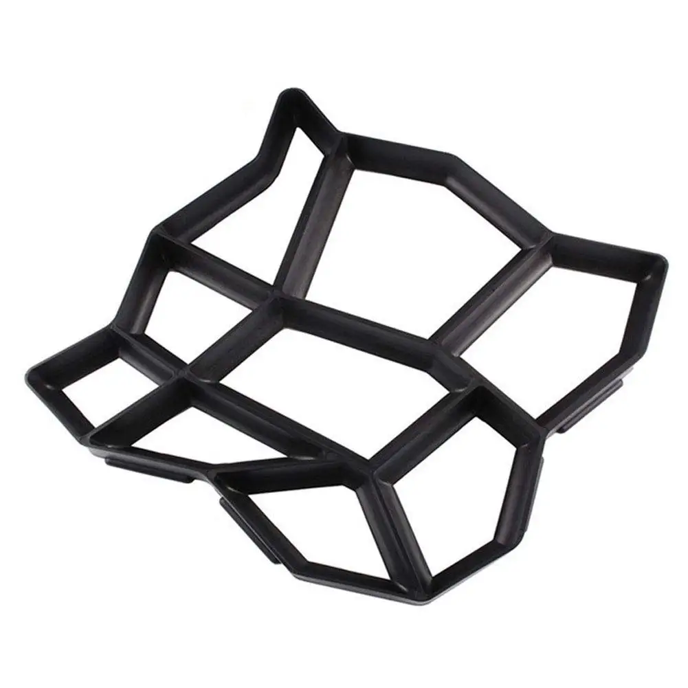 

Hot Sale Garden Pavement Mold Garden Walk Pavement Concrete Mould DIY Manually Paving Cement Brick Stone Road Concrete Molds P
