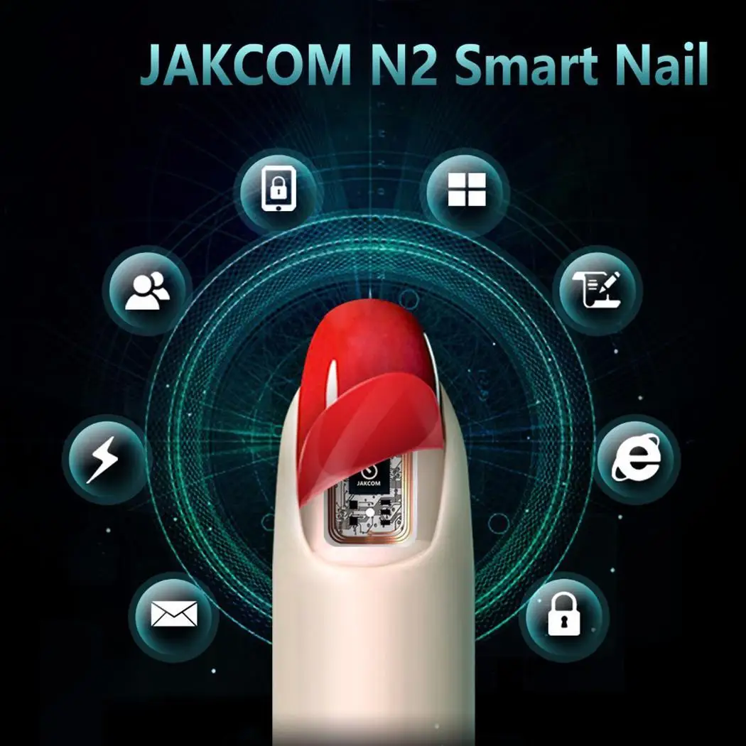 

JAKCOM N2 Smart Nail Multifunction Product Of Intelligent Accessories No Charge Required New NFC Smart Wearable Smart Test Chip