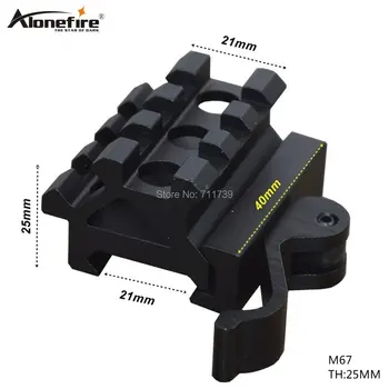 

1PC M67 Tactical Hunting Shooting Mount with 21mm Rifle Scope mounts Quick Release mount extend Picatinny Weaver Mount
