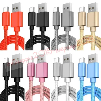 

200pcs 1m 2m 3ft Fast Speed OD5.0 Thicker 140pcs Copper fabric Cable Accessory Bundles for samsung s6 s7 edge s9 s8