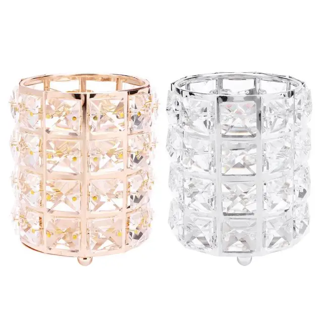 Best Price European Glitter Metal Makeup Brush Storage Tube Cosmetic Crystal Organizer Makeup Accessories Jewelry Organizer Box Best Price European Glitter Metal Makeup Brush Storage Tube Cosmetic Crystal Organizer Makeup Accessories Jewelry Organizer Box