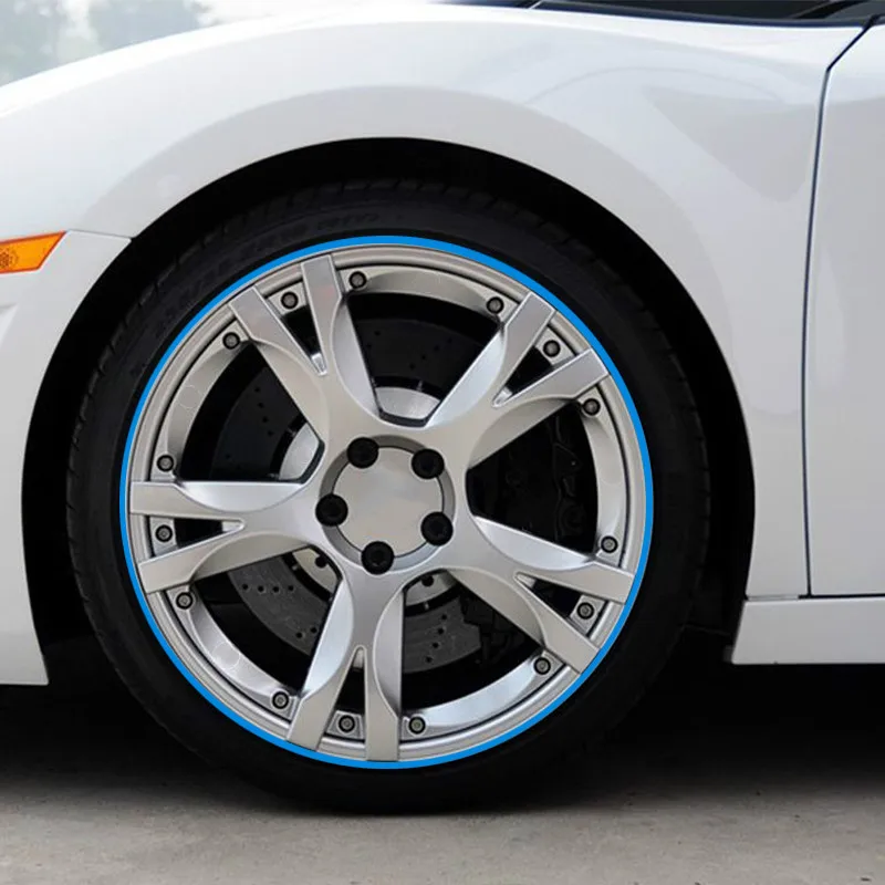 

8M Colorful Pro Wheel Rim Protector for car make car cool protect car wheel rims from light hits and scuffs