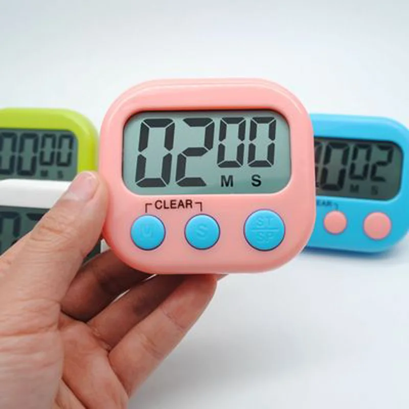 

Kitchen Timer Electronic Big Screen Timer Stopwatch Calculagraph Countdown Electronic Timer Display Kitchen Baking Accessory