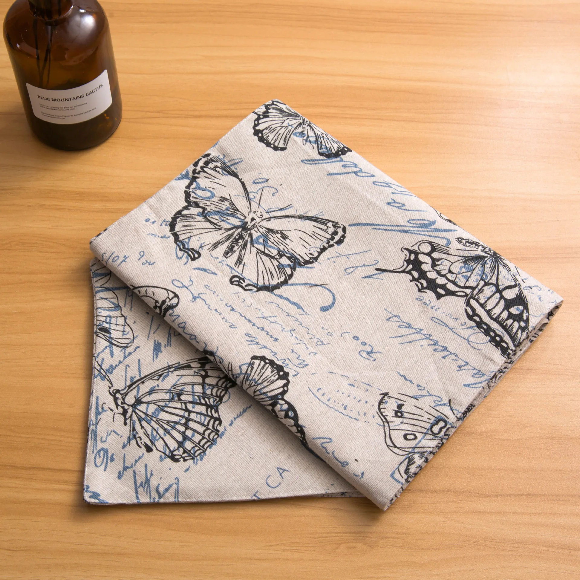 100% Linen Chemin De Table Runner Flag Tea Mat Art Television Cabinet Strip Cover A Piece Of Cloth Modern Weding Decoration