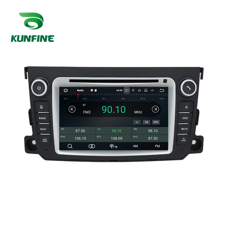 Android 9.0 Core PX6 A72 Ram 4G Rom 64G Car DVD GPS Multimedia Player Car Stereo For Benz SMART 2012-2015 Radio Headunit