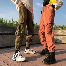 Men's Trousers 2019 Spring New Street Loose Trousers Slim Tooling Pockets Feet Fluttering Trousers Couple Casual Men's Clothing