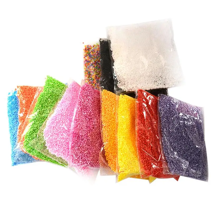 Foam Particles Styrofoam Ball Slime Decorative Children Non Toxic