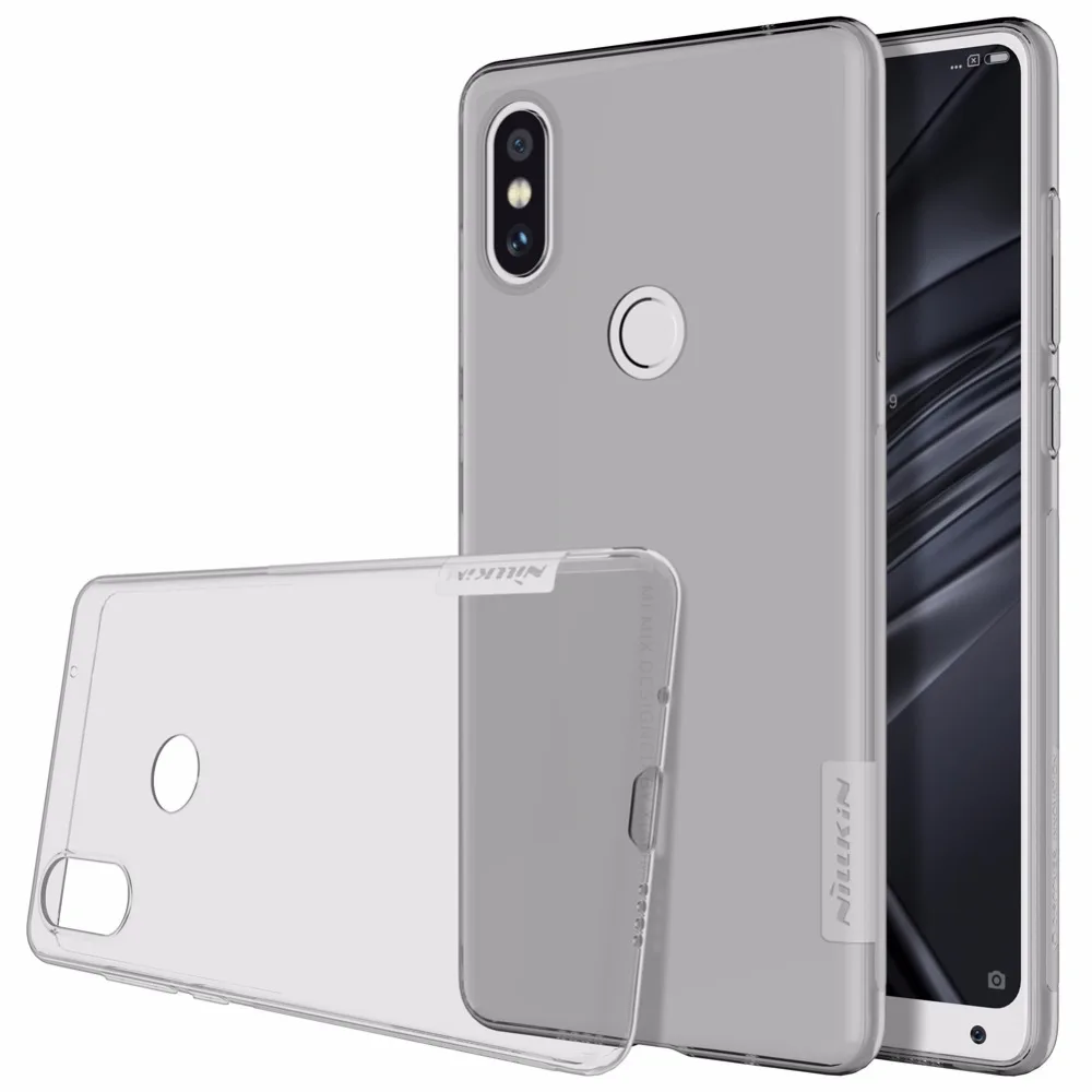 

for Xiaomi Mi Mix 2s Case Mi Mix 2s Back Cover NILLKIN Nature Transparent Soft TPU Back Cover Case for Xiaomi Mi Mix2s