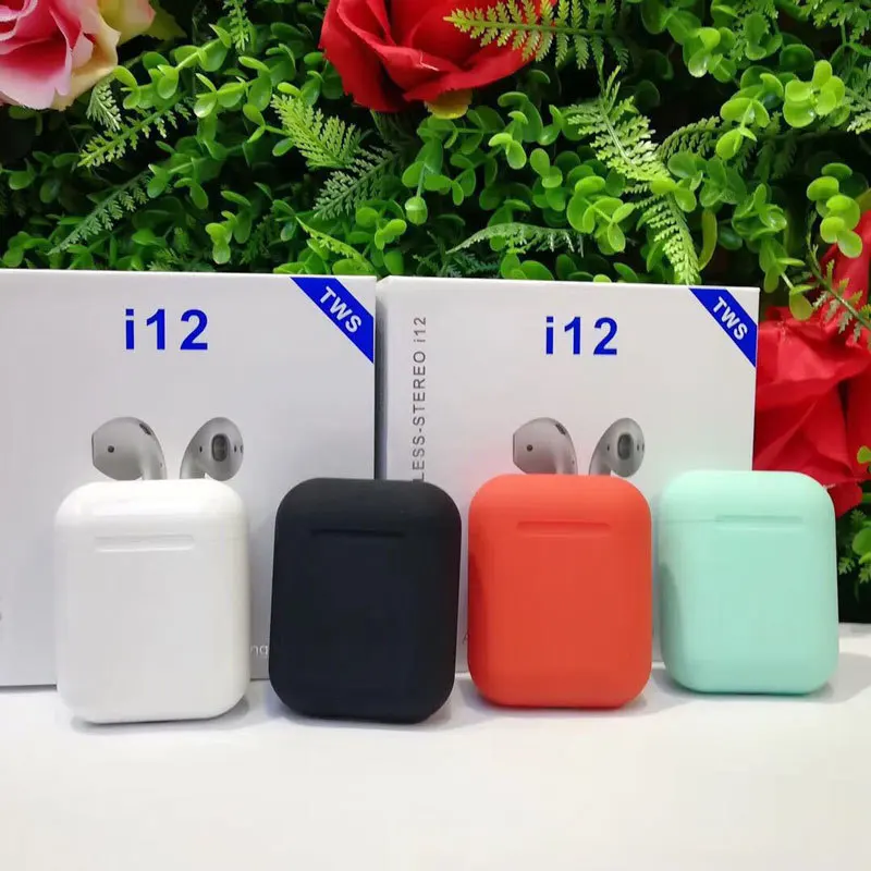 

New i12 Tws Mini 1:1 Pods Wireless Bluetooth 5.0 Earphones Touch Control Headset Pk i10 i11 Tws For iPhone Smart Phone