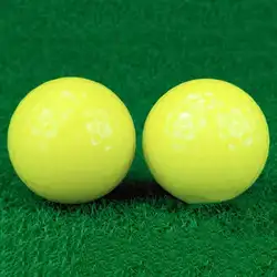 2 светодио дный шт. светящиеся светодиодные мячи для гольфа флуоресцентный ночной шар двухслойный шар роскошный мячи для обучения игре в