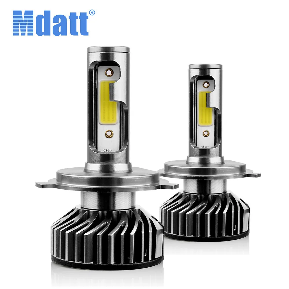 

Mdatt Super Bright H7 H4 LED H11 Car Light Canbus COB Headlight Bulb 100W 10000LM H1 9005 9006 H8 H9 6000K 12V Auto LED Headlamp