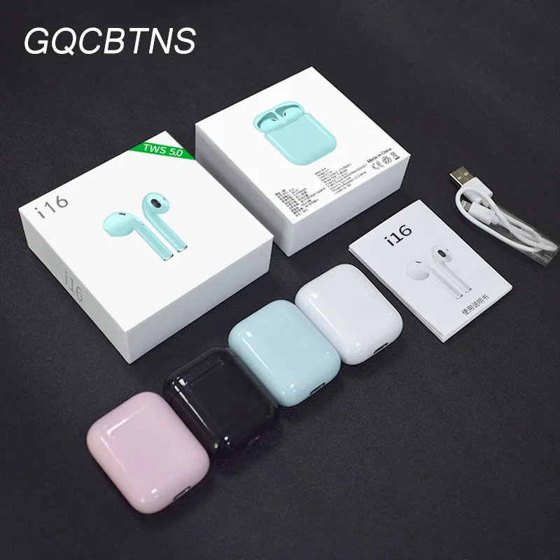 Comprar I16 TWS mini auriculares Bluetooth 5,0 i7s auriculares inalámbricos auriculares deportivos PK i10 i12 i13 i14 i15 i60 i80 para todos los teléfonos