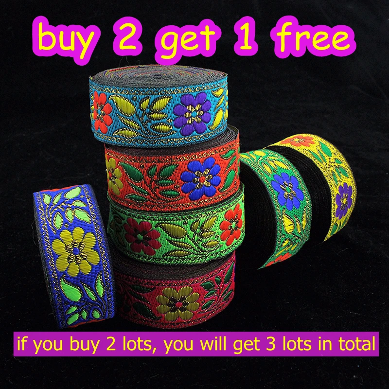 (Buy2get1) 5 ярдов/партия Этнические Племенные индийские аксессуары DIY Вышивка Ткань