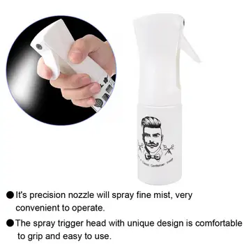 

barber accessories 200ml Beauty Hair Spray Mist Empty Water Bottle Sprayer Salon Barber Hairdressing Tools curly hair
