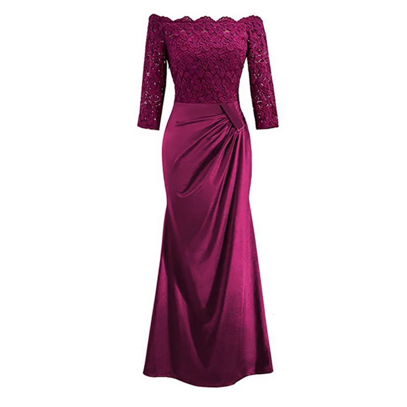 

Summer Elegant Formal Long Dress Women 2019 Floor-length Sexy Wedding Evening Party Ceremony Prom Plus Size Dresses Robe