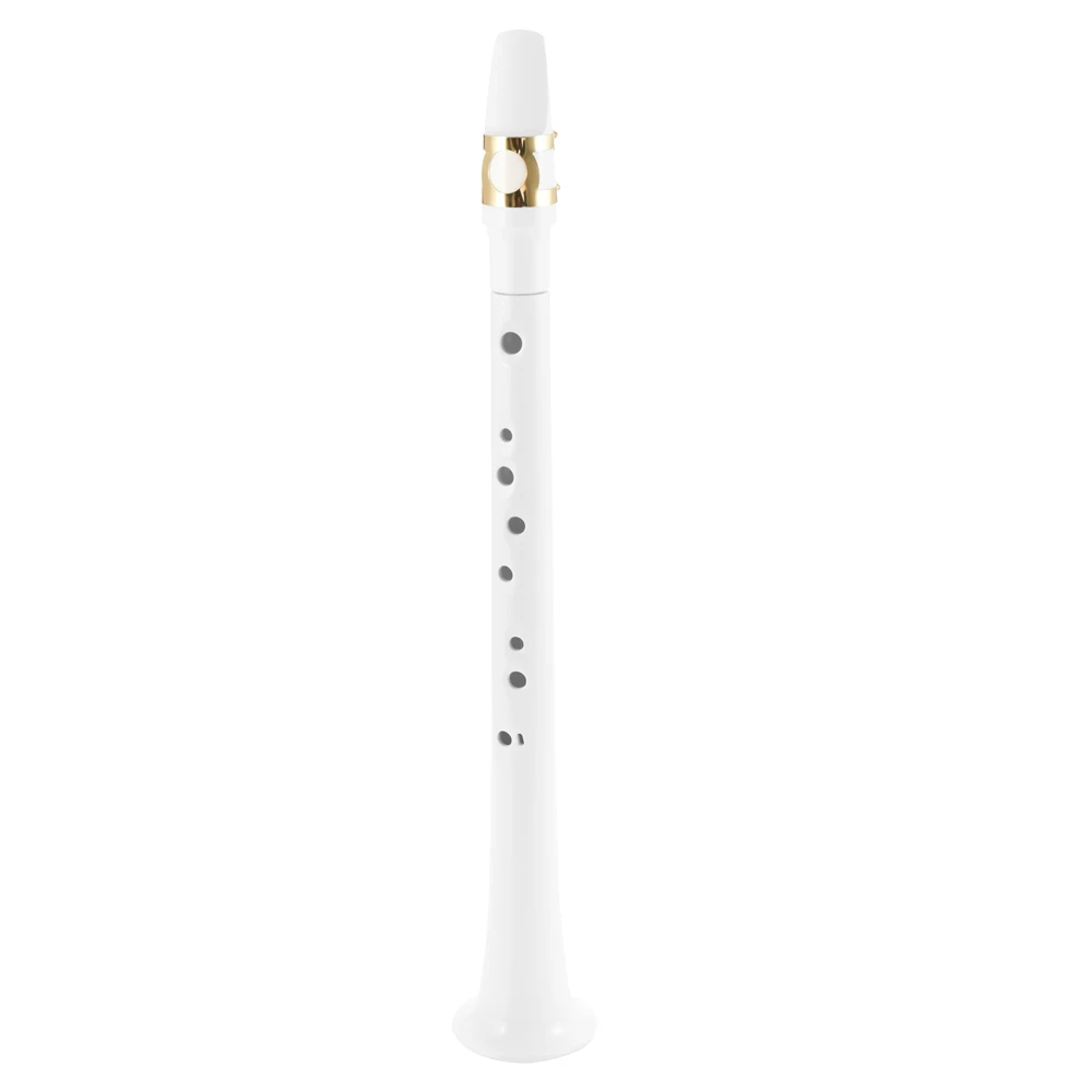 

White Pocket Saxophone Mini Portable Saxophone Sax Little Saxophone With Carrying Bag Woodwind Instrument