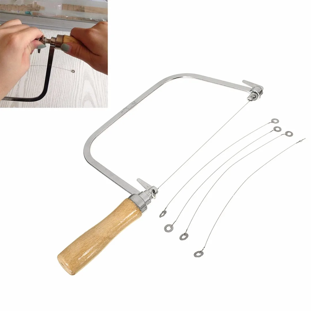 

Soap 5 Loaf Wire String Cutter Saw Soap Candle Wax Slice Making Wire Strings New