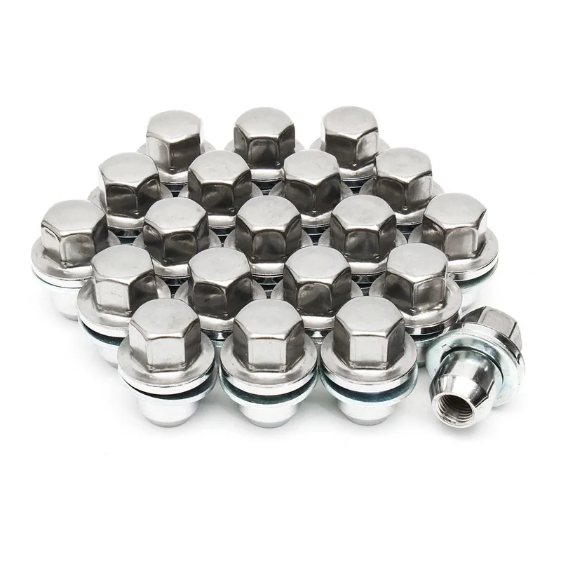 

20pcs/set Wheel Nut Set 22MM LR068126 For Land Rover For Range Rover Sport L322 DISCOVERY 3/4