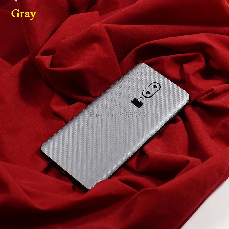 Для OnePlus 6 A6000 A6003/6 T A6010 A6013 новый полный назад наклейка кожи 3D углеродного волокна