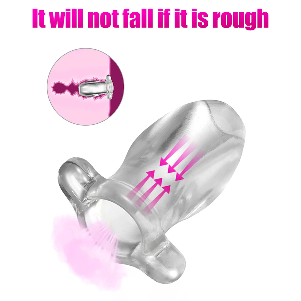 Hollow Anal Sex Toys Anus Backyard Peep Plug Open Stimulator Enema Cleaning Butt Masturbator for Couples | Красота и здоровье