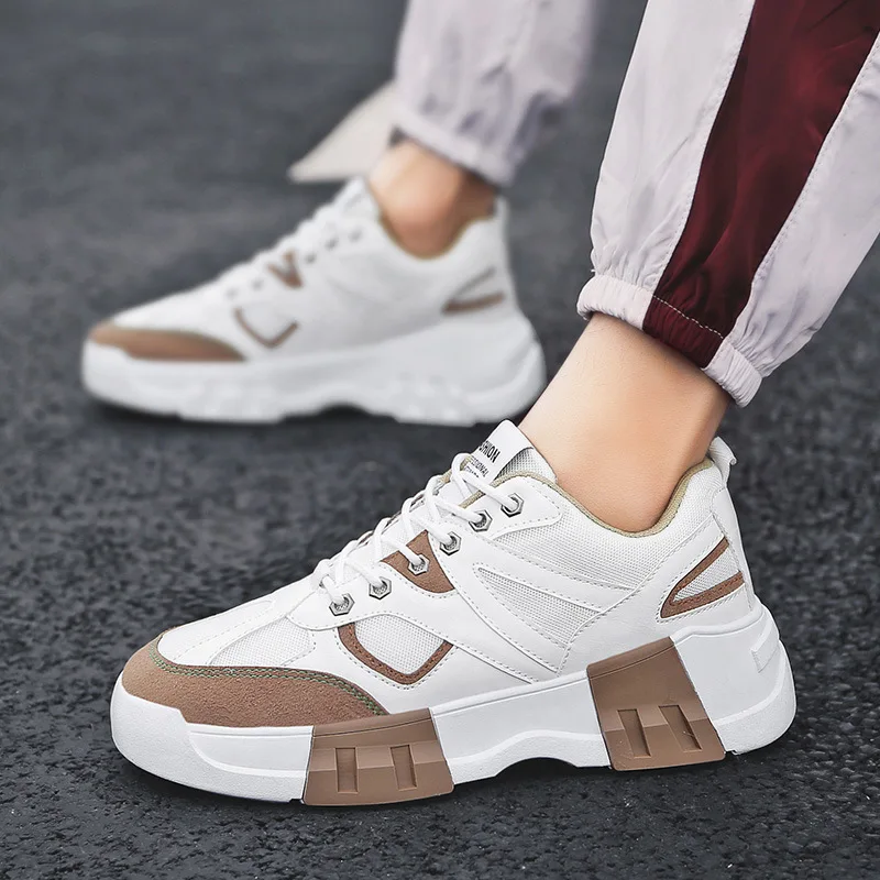 

2019 Brand Shoes Man Designer Spring Autumn Male Shoes Tenis Masculino Krasovki White Shoes Breathable Casual Shoes Men Adulto