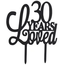 Свадебные топперы на свадебный торт вставленные карты вечерние утонченные украшения торта WordPad(Английский алфавит 30