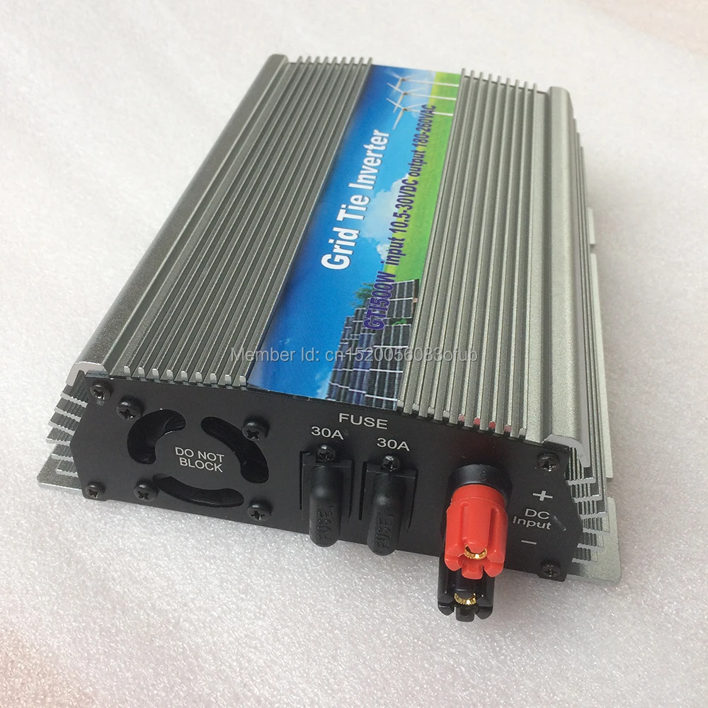 

MPPT 500W Solar Grid Tie Inverter with Pure Sine wave DC 10.5-28V to AC110/220V 50/60HZ Solar Power Inverter