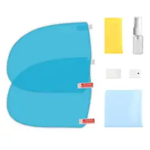 2 шт пленка на зеркало заднего вида автомобиля мембрана Водонепроницаемая непромокаемая Авто прозрачная наклейка полноразмерная пленка для Benz Bmw Volkswagen