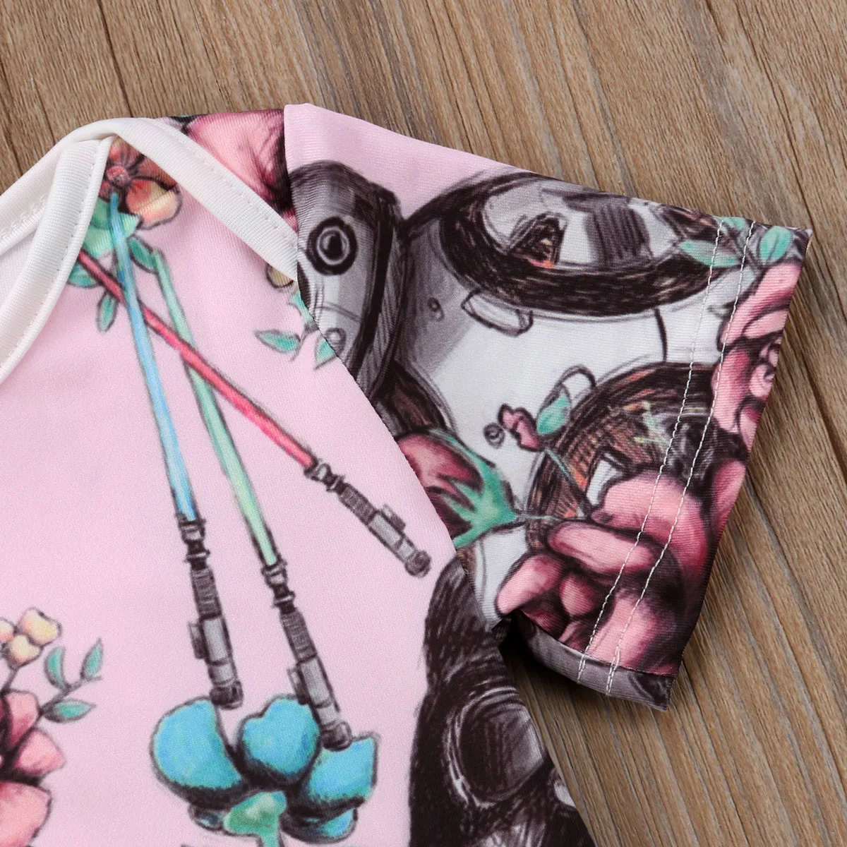 Cute Star Wars Infant Baby Girl Princess 2019 New Short Sleeve Summer Romper Sunsuit Clothes Outfits