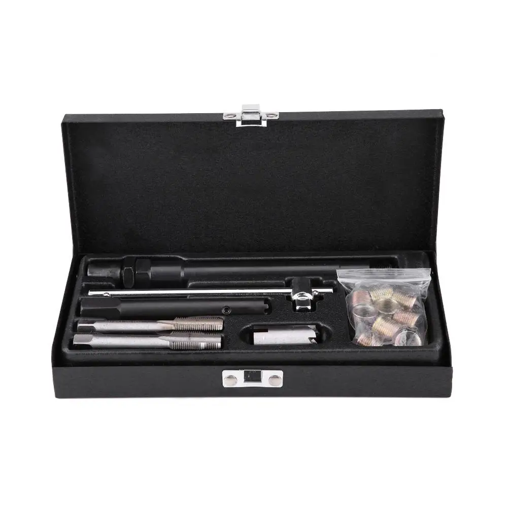 

25 Pcs Car Spark Plug M14*1.25 Tap Screw Thread Tools Repair Set with Case hot