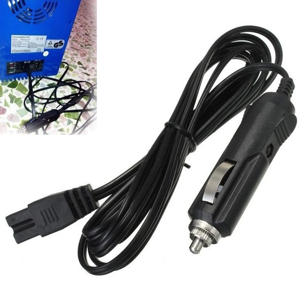 

1pc 12V 120W 10A 2m Extension Cord Car Fridge Cable Power Adapter Electric Mini Refrigerator Extension Cord Line Wire (Black)