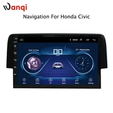 9 inch Android 8.1 car dvd GPS Navigation For Honda civic 2016-2018 With Bluetooth/TV/WIFI/USB/Radio/video