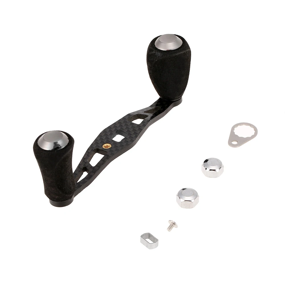 Рыболовная катушка Lixada с ручкой из углеродного волокна, рыболовная катушка с ручкой, катушка с троллингом, ручка с левым и правым катушком, ручка для Pesca