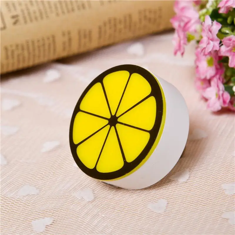Lemon Pattern Мини светодиодный ночник с автоматическим датчиком управления лампа для