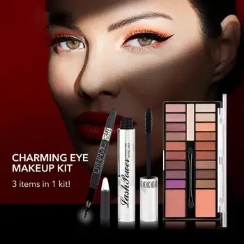 

MENOW Woman Cosmetics Eyeshadow Palette Waterproof Long Lasting Eyeliner Mascara Makeup Kit Women Beauty Accessories