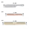 Thin Wide Tooth Hairbrush Hair Brush Comb Stainless Steel Professional Hair Cutting Dyeing Comb Home Use Salon Hairdressing Comb 6