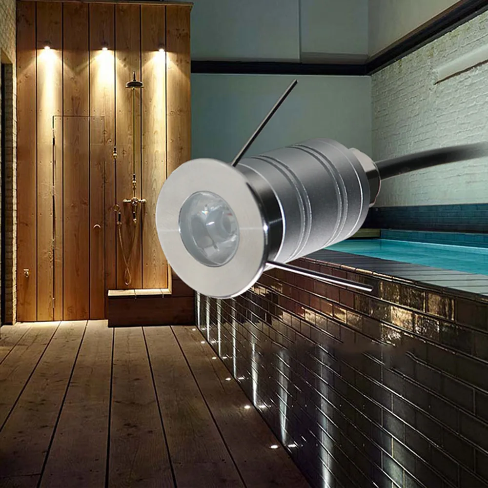 1w Led Buried Light Underground Light Ip67 Dc12v Deck Ground Square