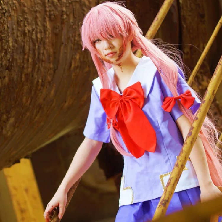 2019 Новое поступление Женский Хэллоуин Аниме дневник будущего 2nd Mirai Nikki Yuno гасай