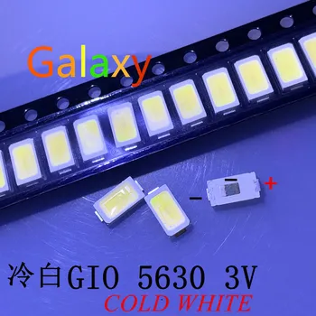 

FOR (GIO) High Power 5630 LED PLCC-3 Television Backlit Super Bright Diode SMD 5630 LCD 0.5W 3V Cool White TV Backlight 1000PCS