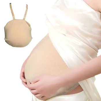 

Fake belly Artificial Baby Tummy Belly Pregnancy Pregnant Bump Cloth Bag Without Silicone for Crossdresser Halloween Toy Actor
