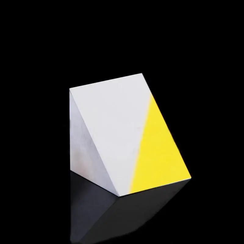 

20x20x20mm Optical Glass Triangular Lsosceles K9 Prism With Reflecting Film