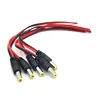 Adaptateur de câble Jack mâle, 10 pièces, connecteurs 12V cc, 5.5x2.1mm pour LED bande lumineuse CCTV caméra, 26cm de long ► Photo 3/6