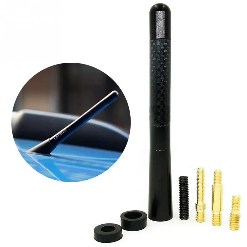 12cm WRC Carbon Fiber Radio Car Antenna For Ford Focus 2 3 For V W For