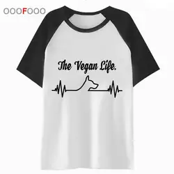 Веган, вегетарианец футболка для мужчин Топ Забавный хоп для костюмы мужская футболка уличная хип Футболка harajuku oNN923
