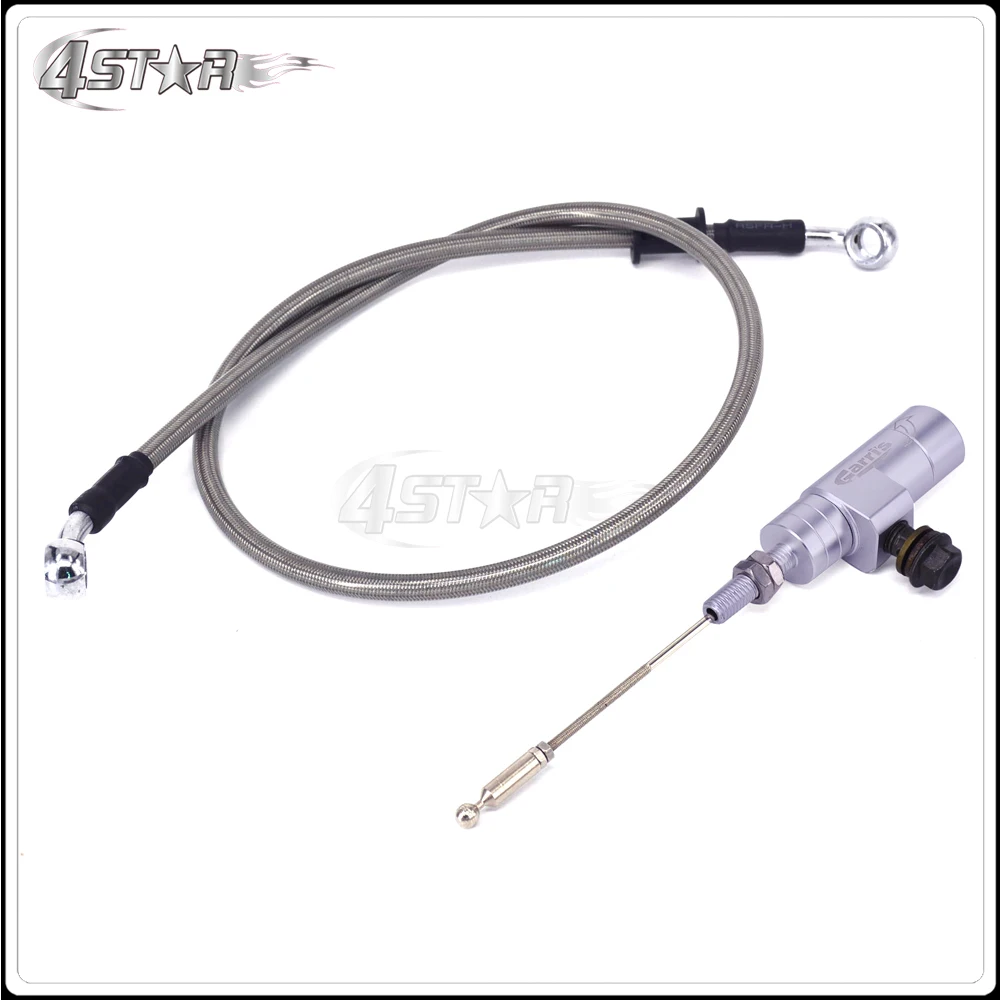 Motorcycle Hydraulic clutch Master Slave Cylinder Rod System Efficient Transfer Pump With 1200MM Hose For Dirt Street Bike