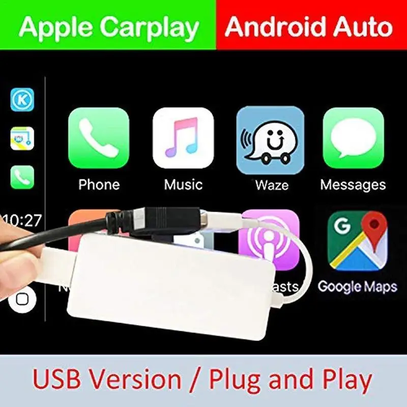 Carplay USB Dongle apto para WinCE Apple IPhone Android coche navegación automática Gps navegación rastreador Gps