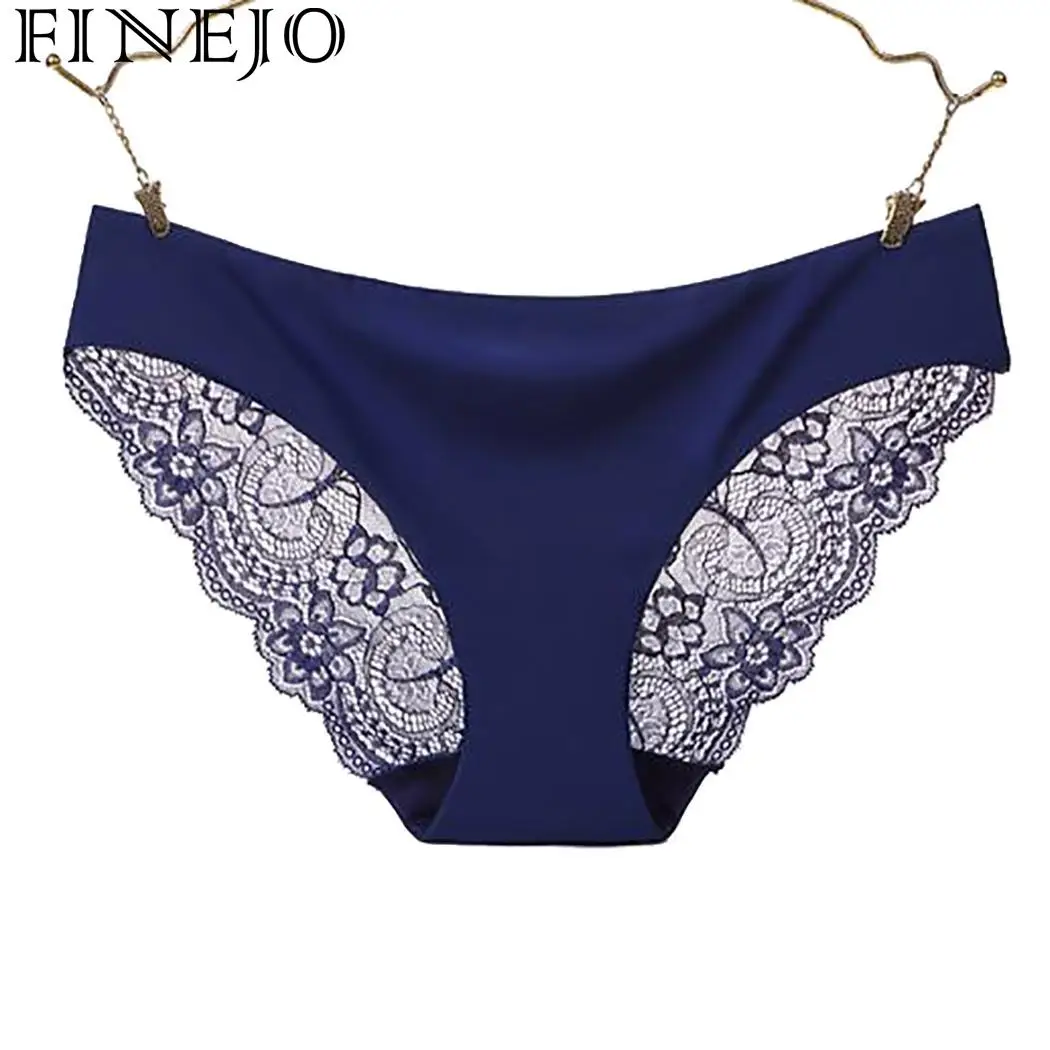 

Ladies Underwear Woman Panties Sexy Lace Plus Size Panty Transparent Low-Rise Cotton Briefs Intimates Women Floral Lace Briefs